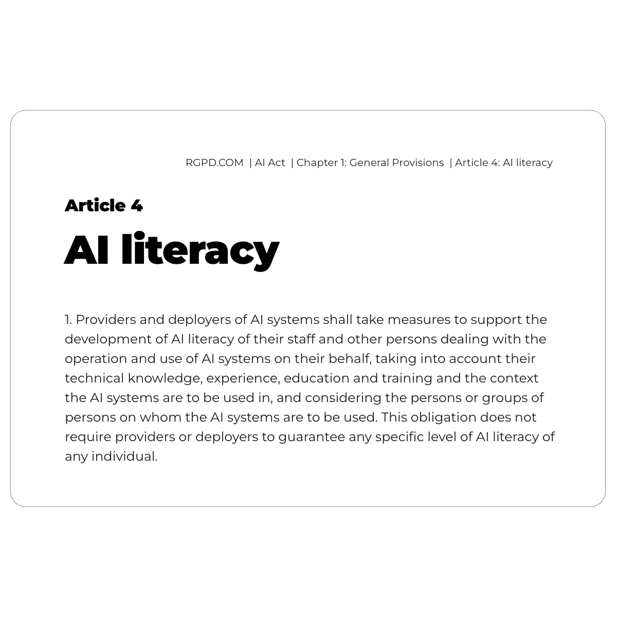 AI Literacy Training Preview